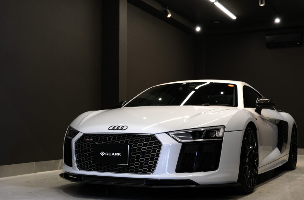 R8 V10 Plusプロテクションフィルム ボディコーティング リアーク施工
