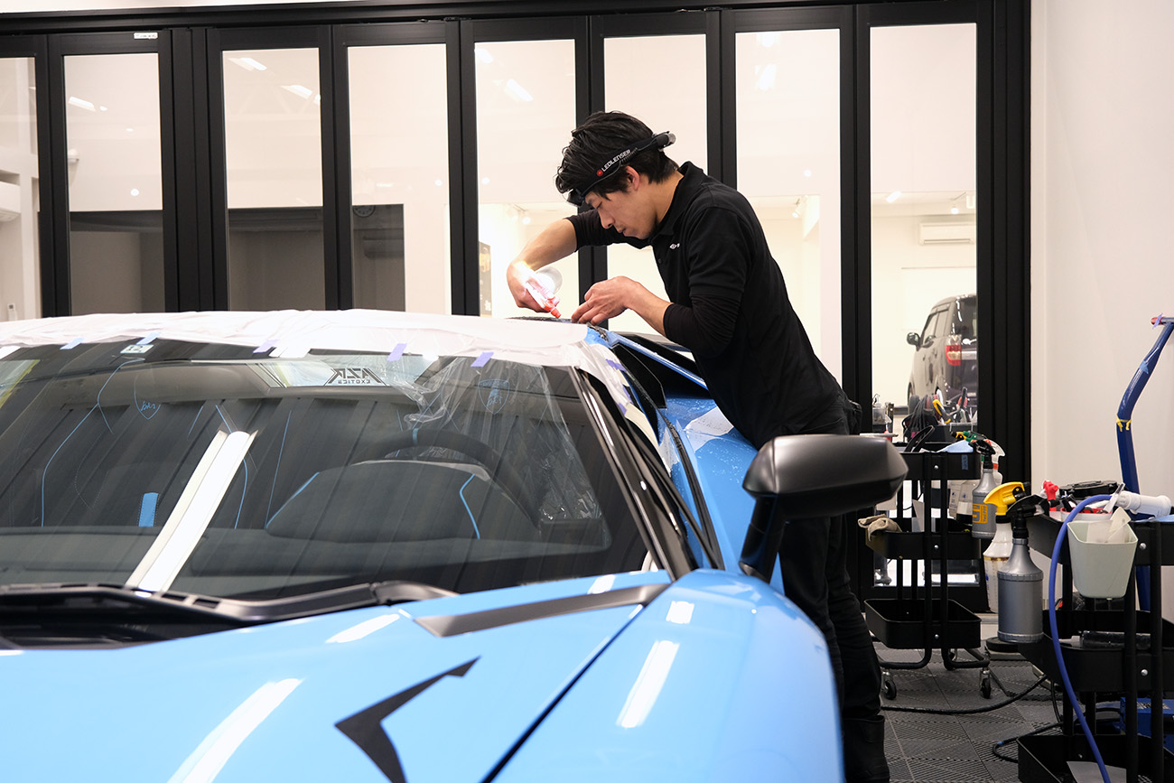 アヴェンタ カラープロテクションフィルム 保護フィルム リアーク施工