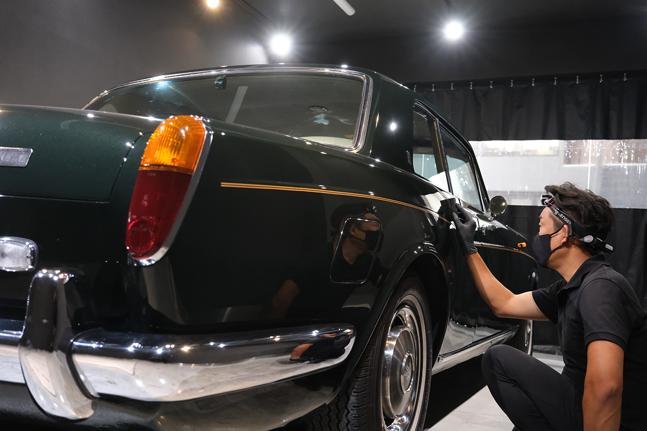 ロールスロイス カミカゼカーコーティング リアーク