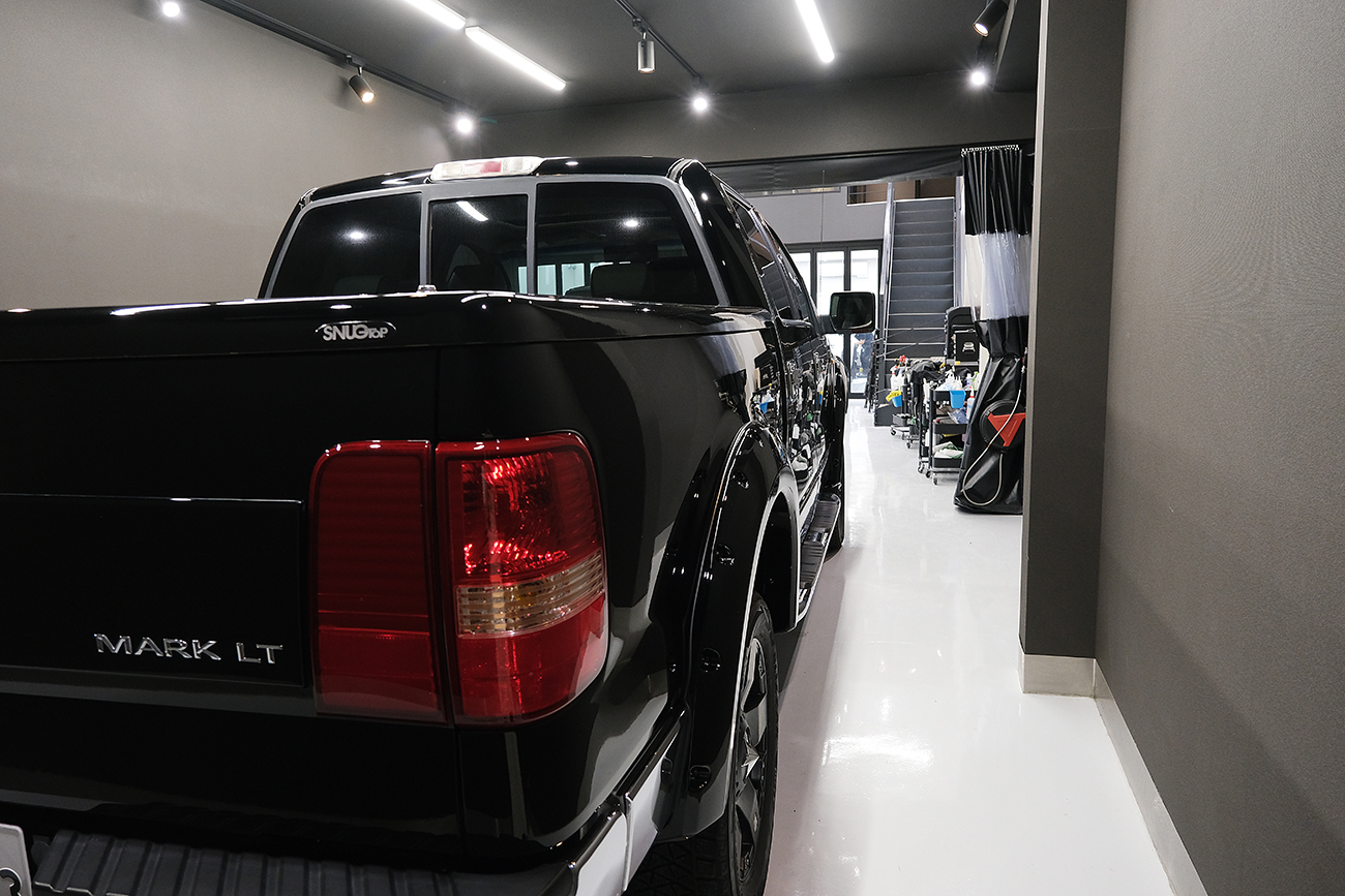 リンカーン MARK-LT コーティング 磨き リアーク