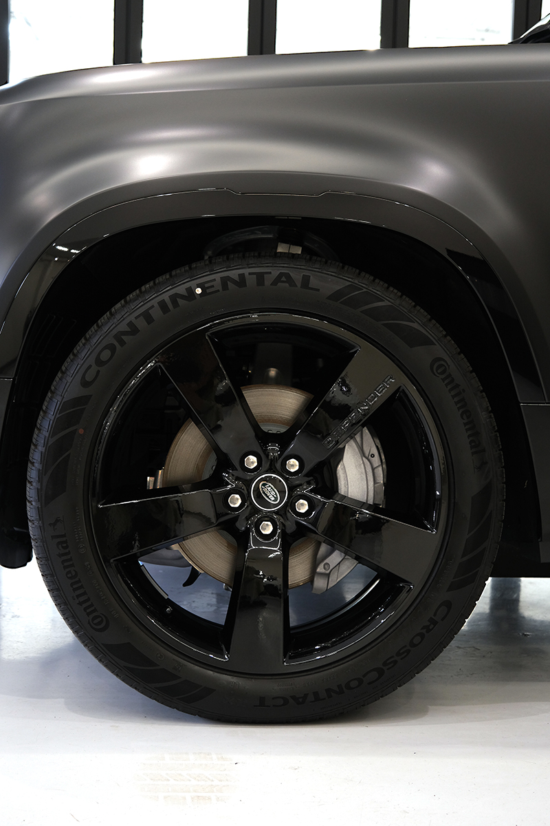 DEFENDER110オプションマットプロテクションフィルム_リアーク施工