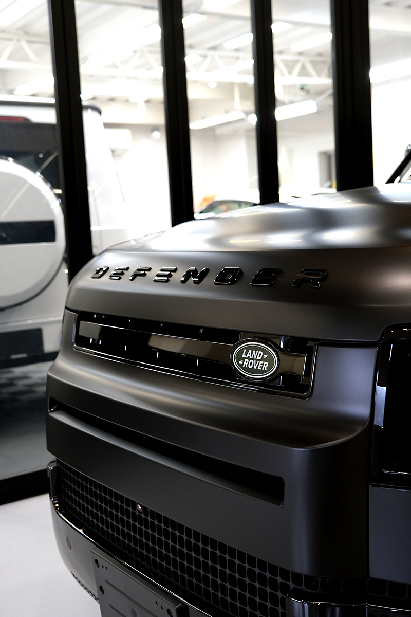 DEFENDER110オプションマットプロテクションフィルム_リアーク施工