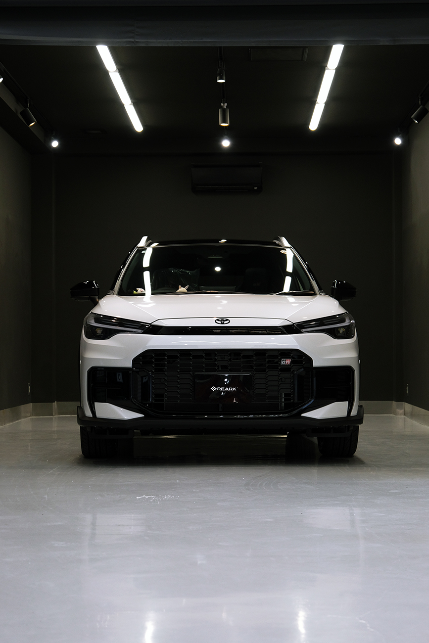 カローラクロス ガラスコーティング_リアーク施工実績ブログ