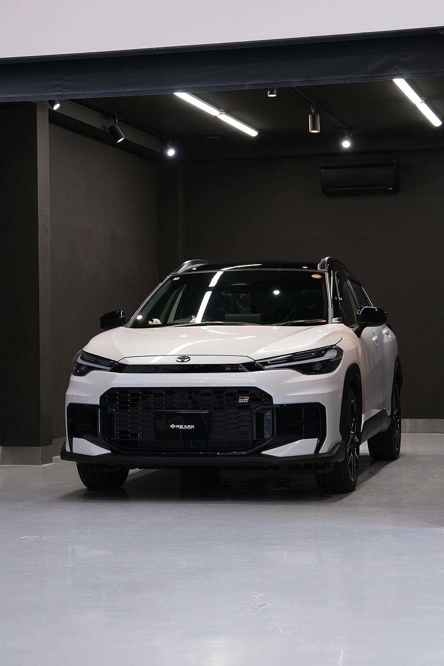 カローラクロス ガラスコーティング_リアーク施工実績ブログ