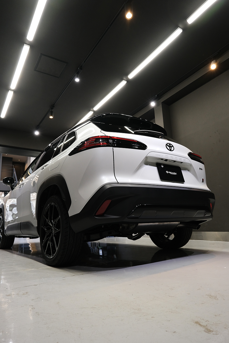 カローラクロス ガラスコーティング_リアーク施工実績ブログ