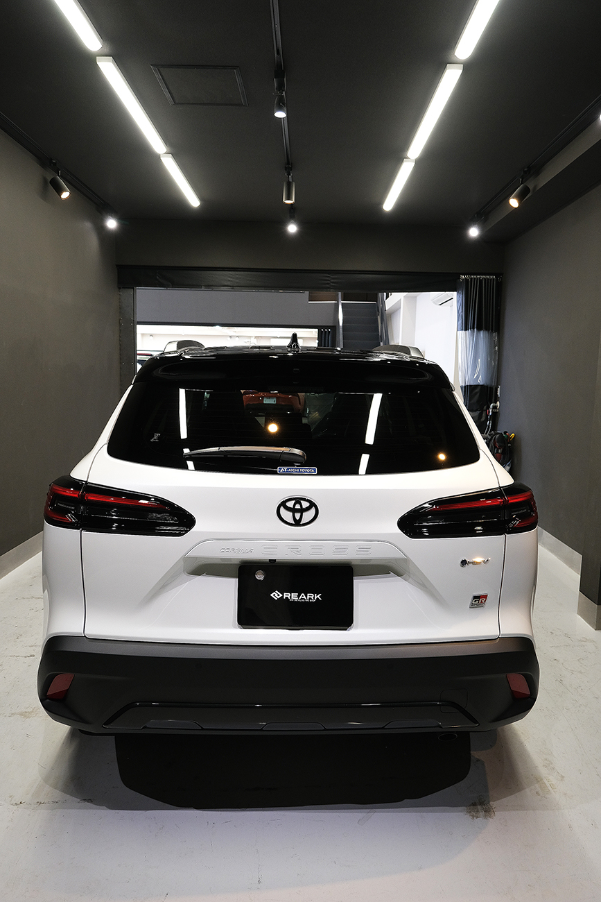 カローラクロス ガラスコーティング_リアーク施工実績ブログ