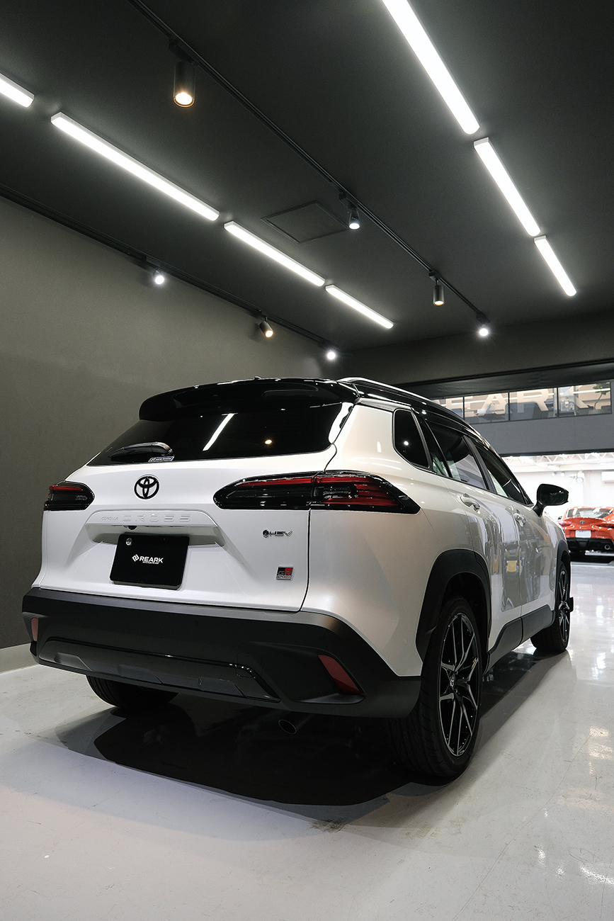 カローラクロス ガラスコーティング_リアーク施工実績ブログ