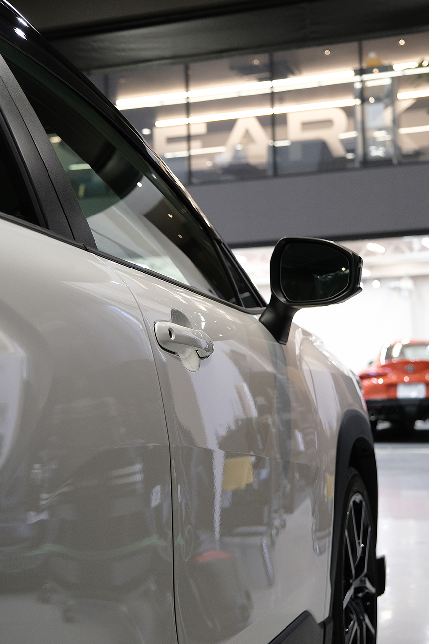 カローラクロス ガラスコーティング_リアーク施工実績ブログ