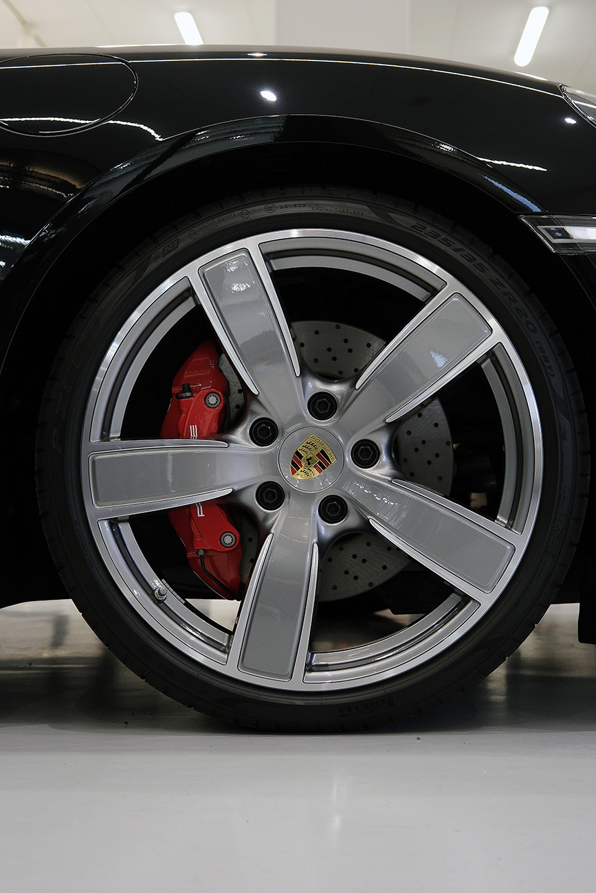 ポルシェ718ケイマンGTS プロテクションフィルム施工