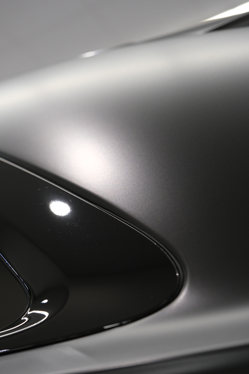 アウディQ8 マットプロテクションフィルム リアーク施工