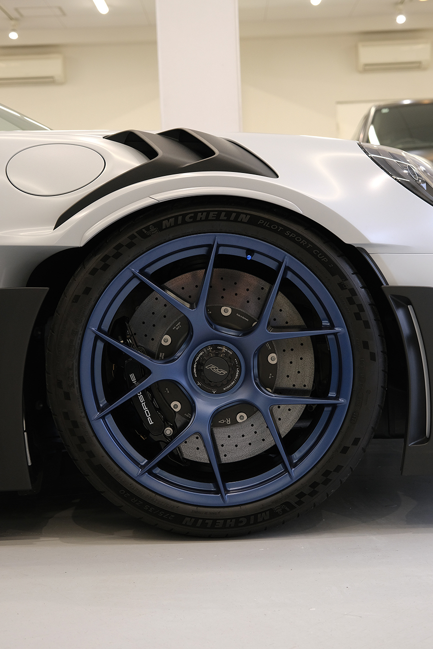 ポルシェ991GT3RSマットプロテクション リアーク施工