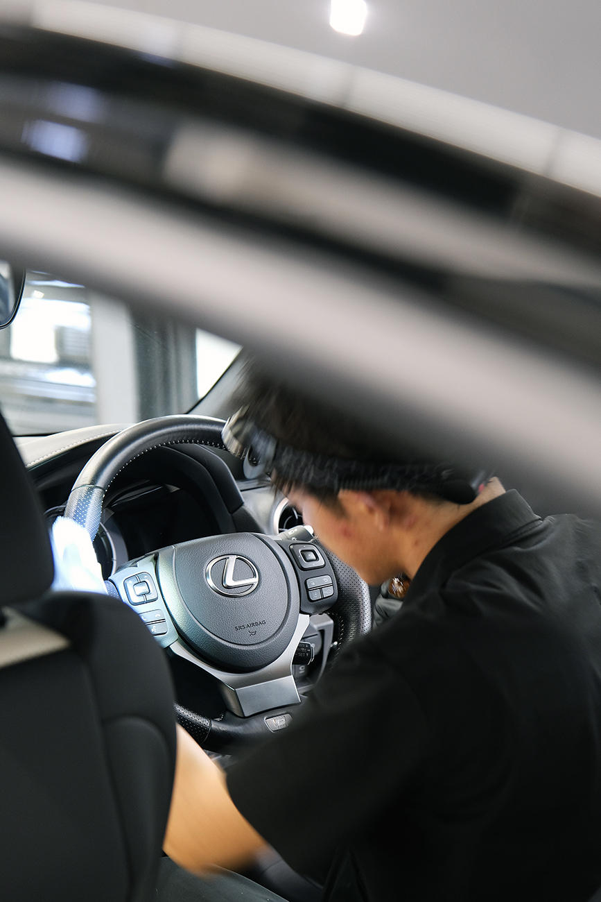 車内装クリーニング インテリアクリーニング リアーク施工