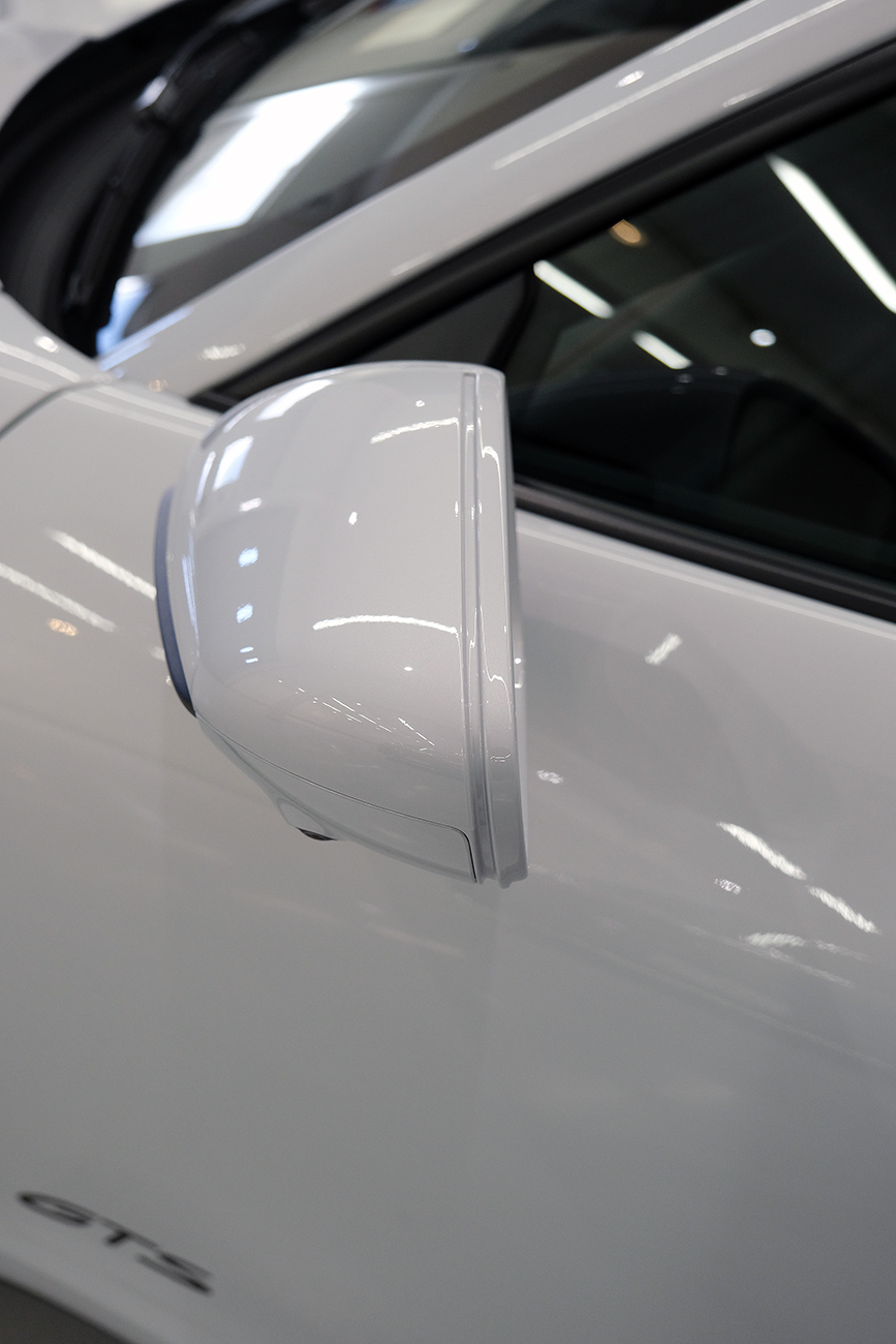 911カレラGTSプロテクションフィルム リアーク施工