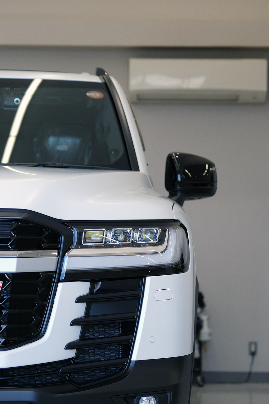 ランクルGRスポーツ マットプロテクションフィルム リアーク施工