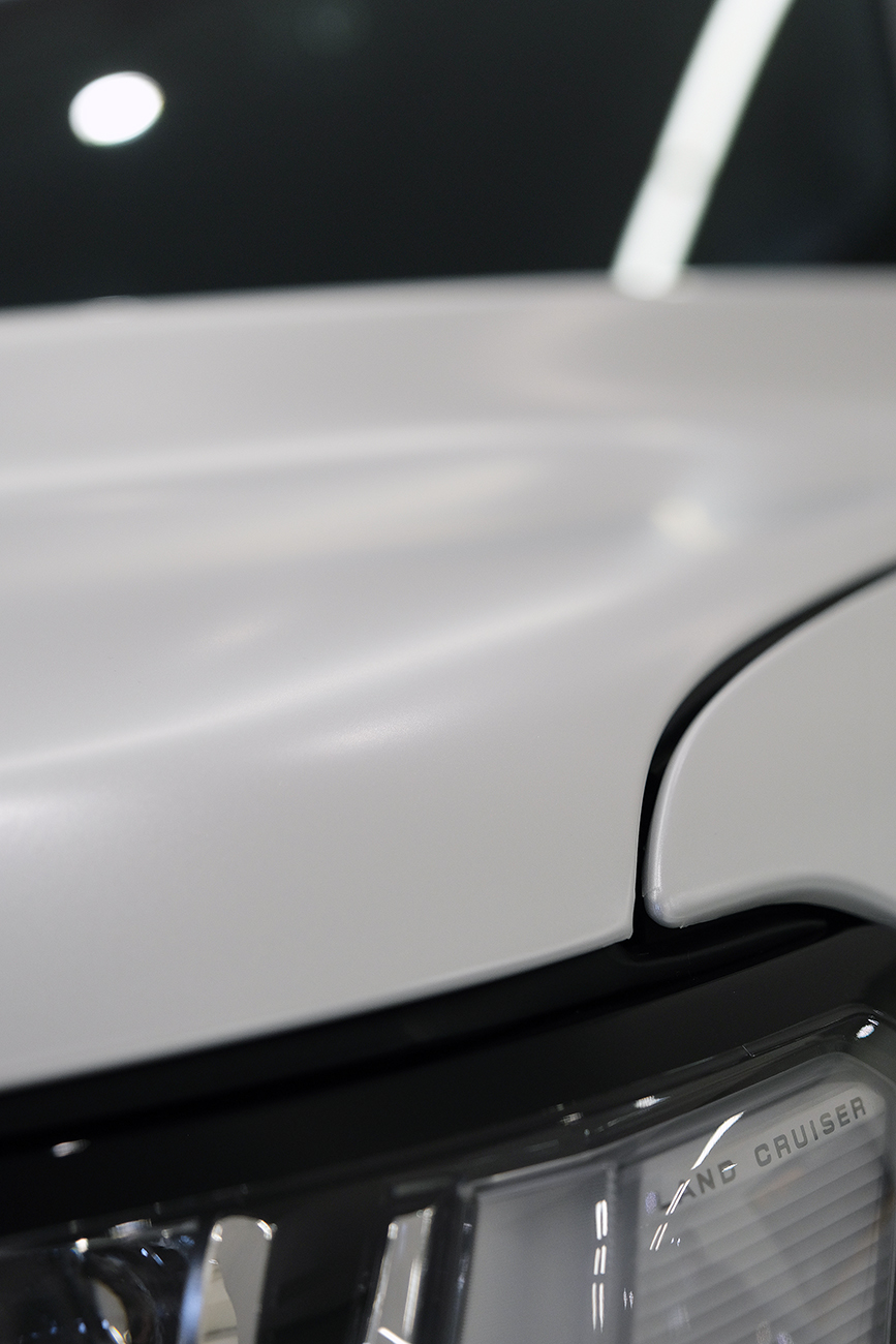 ランクルGRスポーツ マットプロテクションフィルム リアーク施工