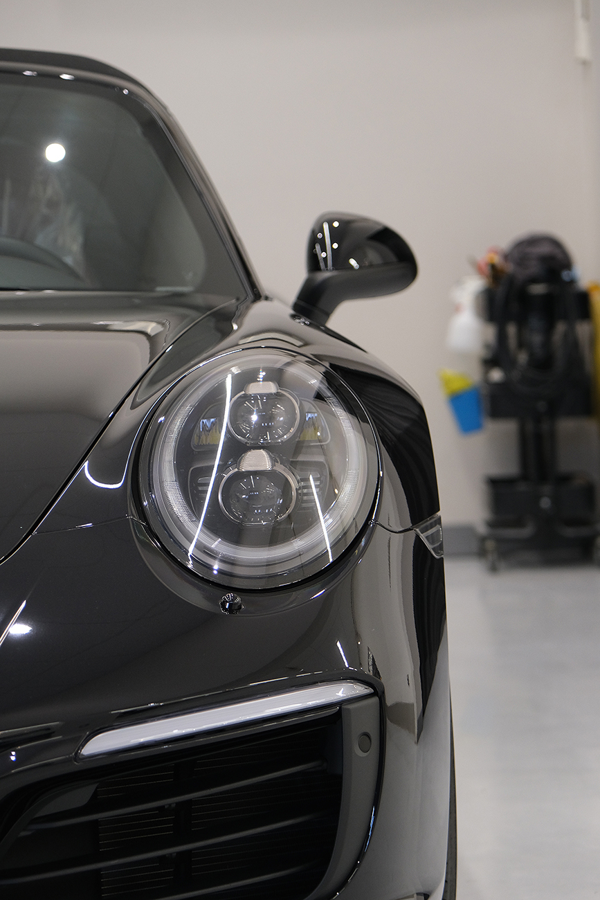 911タルガ4S ボディーコーティング リアーク施工