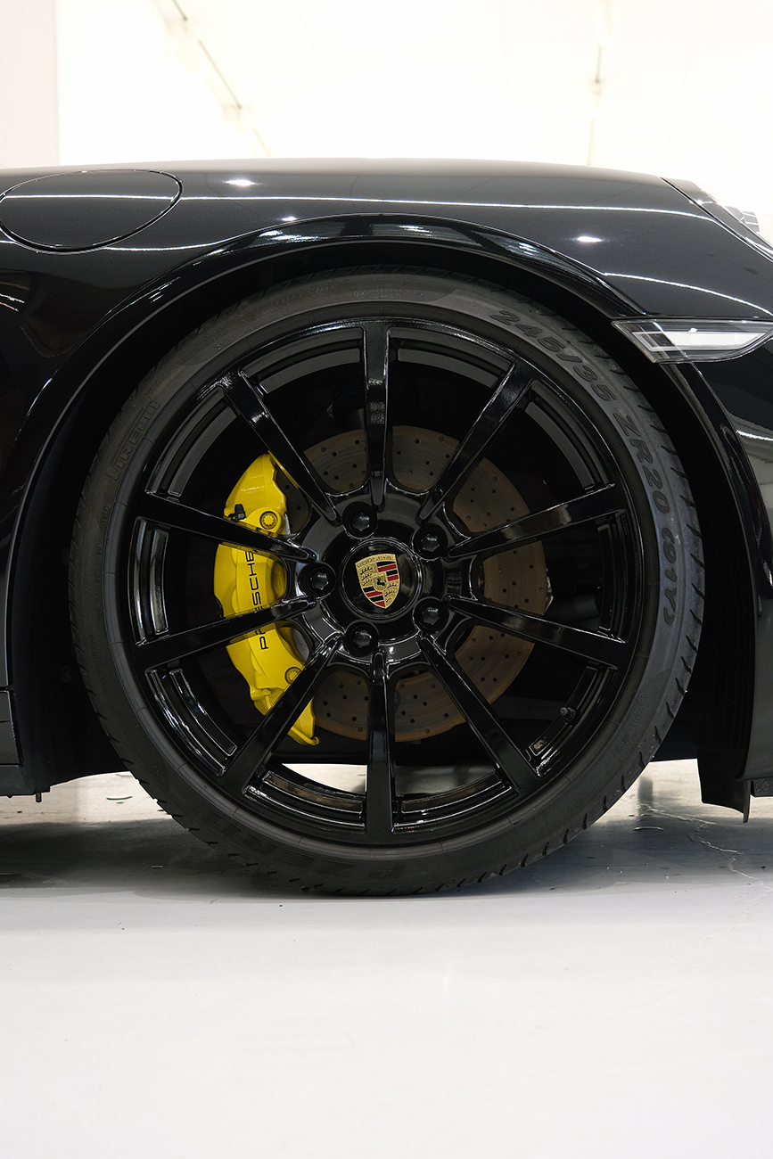 911タルガ4S ボディーコーティング リアーク施工