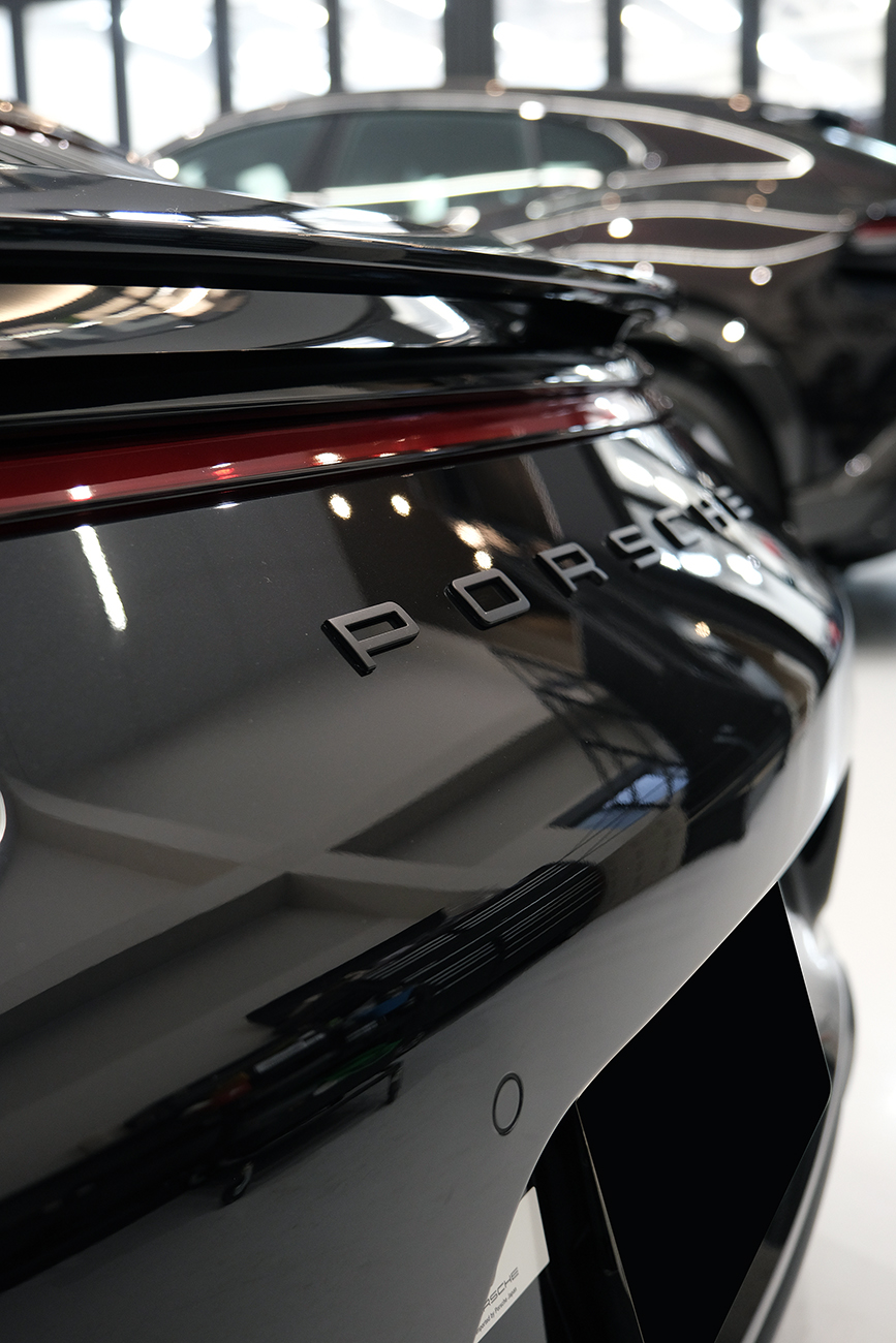 911タルガ4S ボディーコーティング リアーク施工