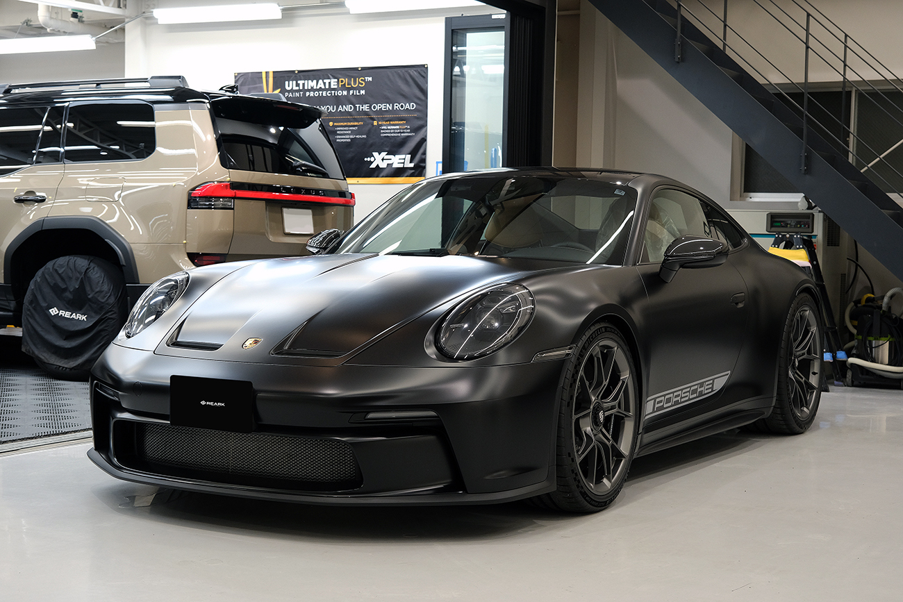 GT3マットプロテクションフィルム施工リアーク