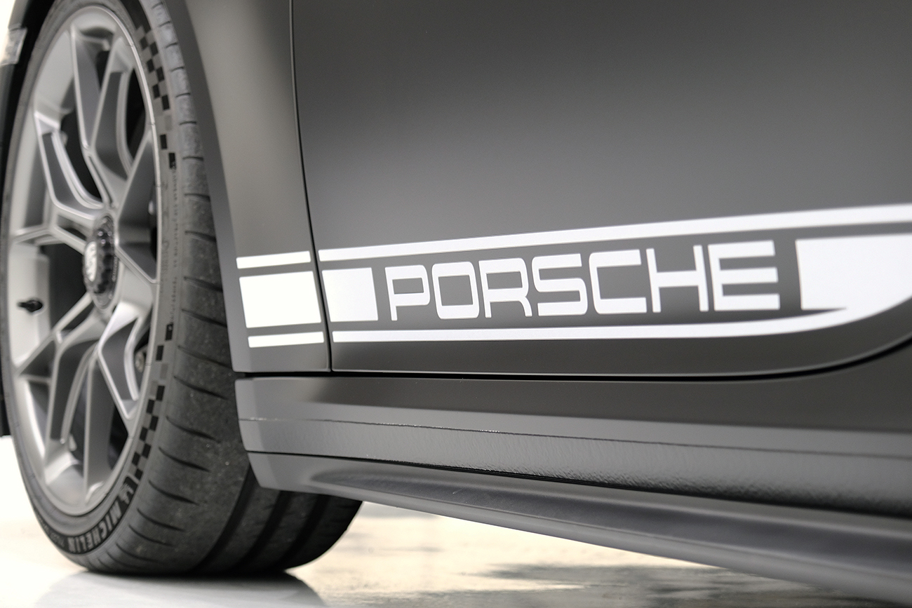 GT3マットプロテクションフィルム施工リアーク