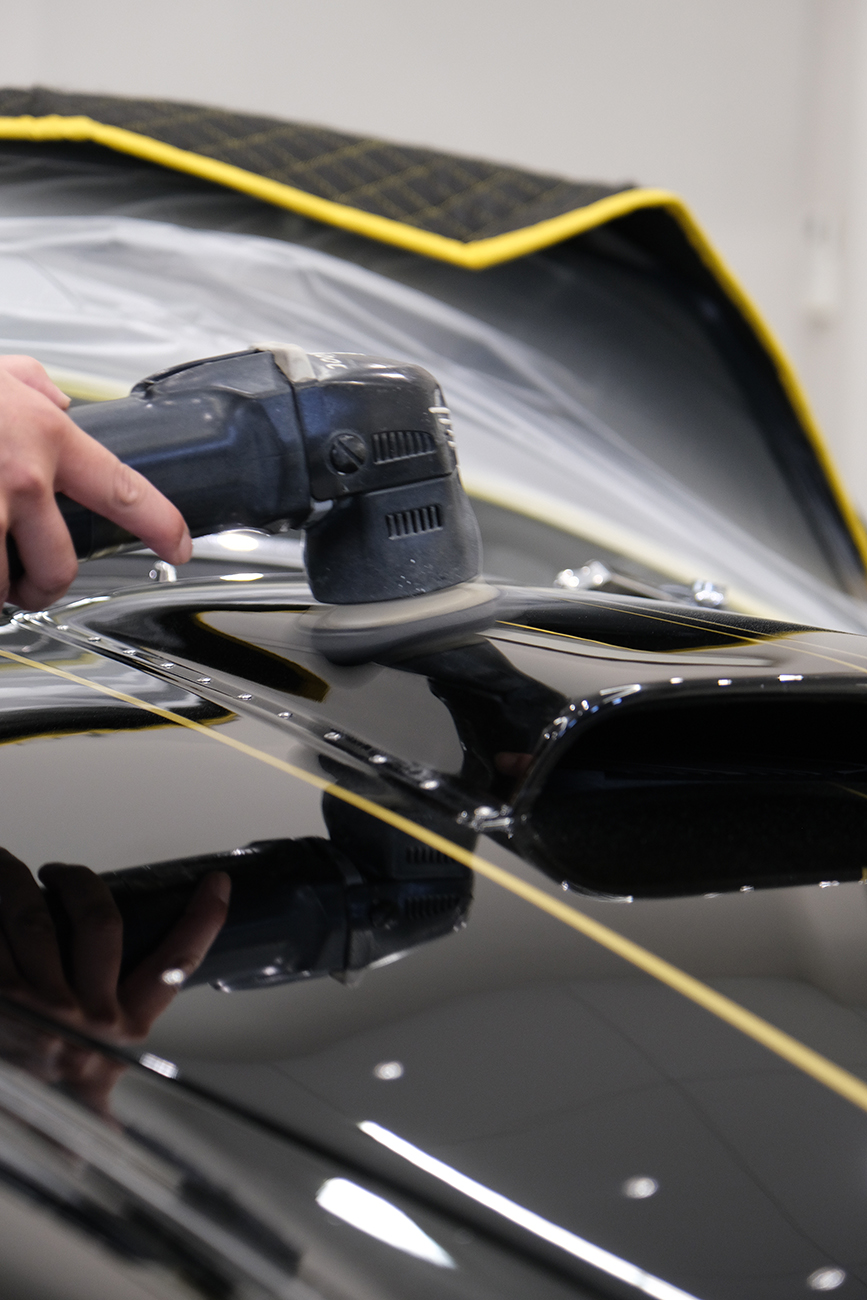 コブラ 猫の傷補修 磨き ポリッシュ リアーク施工