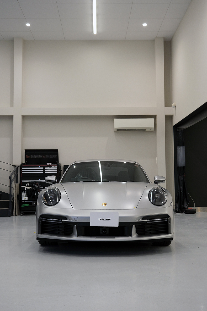 911ターボS プロテクションフィルム カーボン リアーク施工