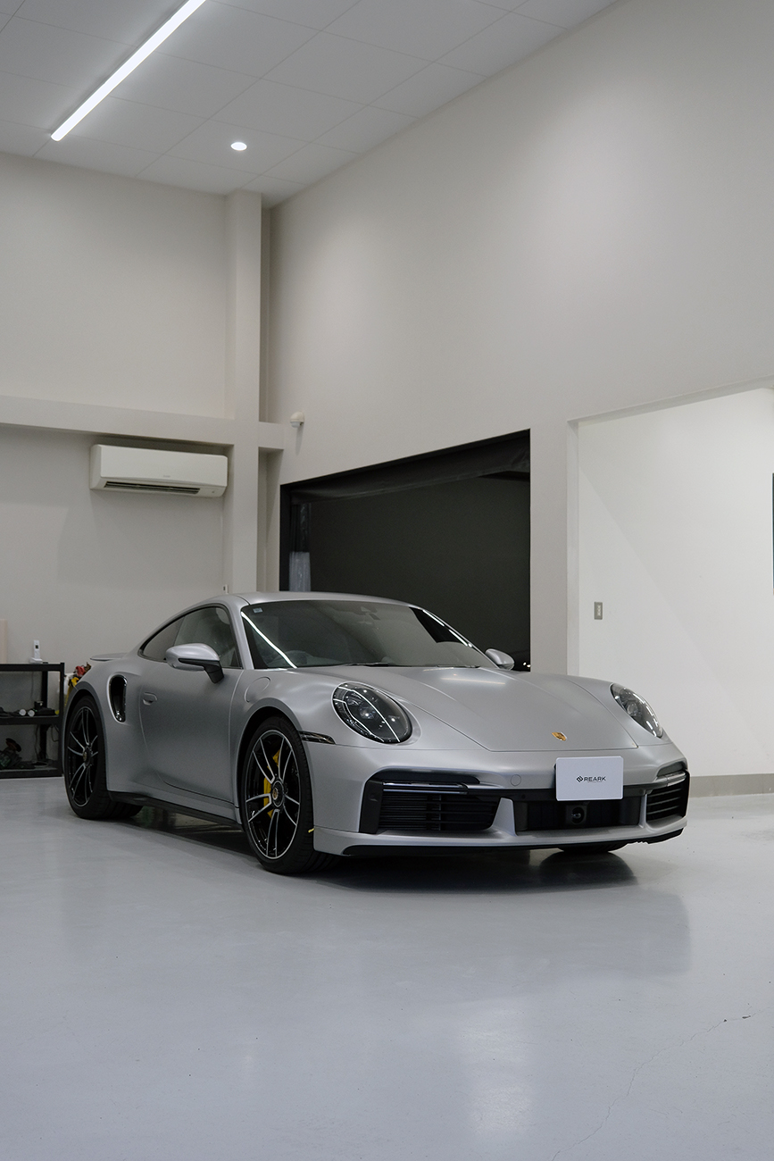911ターボS プロテクションフィルム カーボン リアーク施工