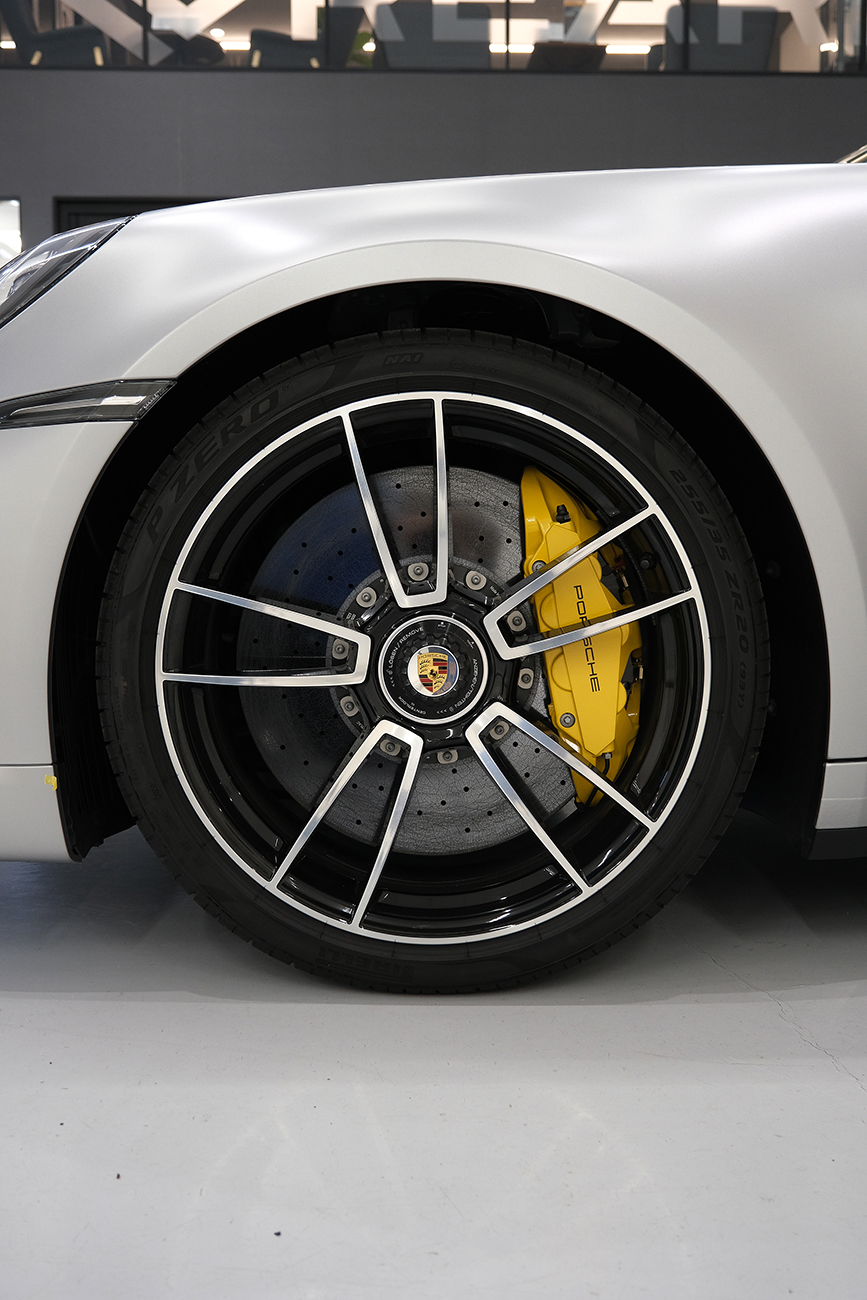 911ターボS プロテクションフィルム カーボン リアーク施工