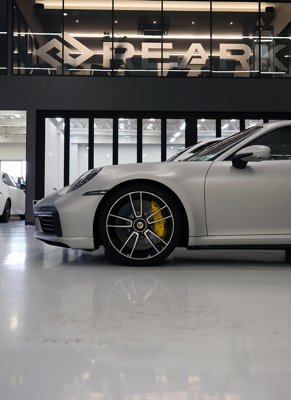 911ターボS プロテクションフィルム カーボン リアーク施工