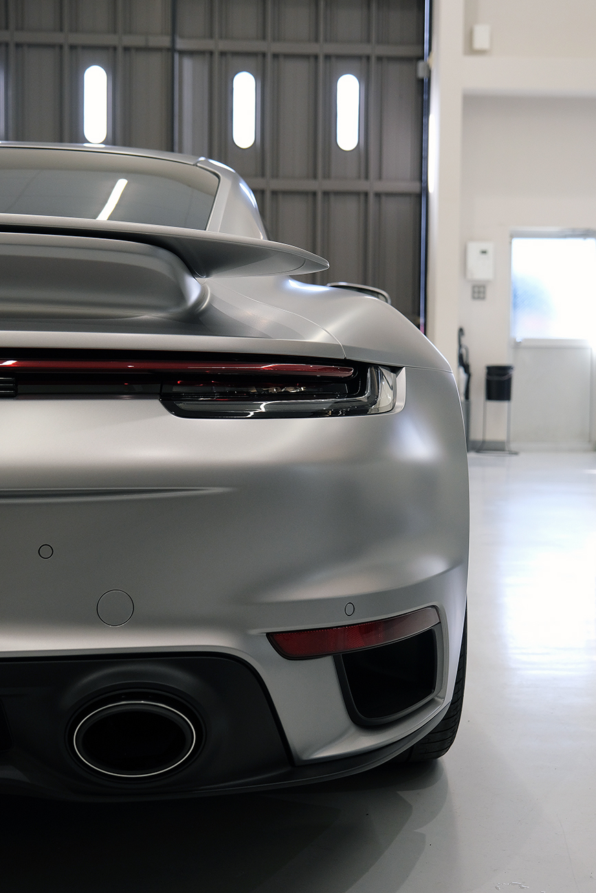 911ターボS プロテクションフィルム カーボン リアーク施工