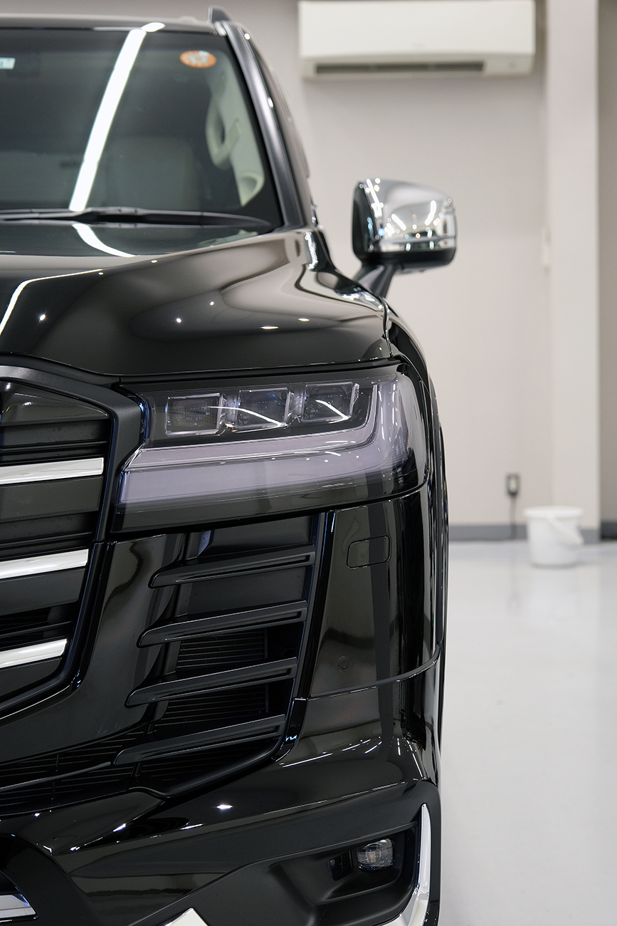 ランクル300 カーコーティングメンテナンス リアーク施工