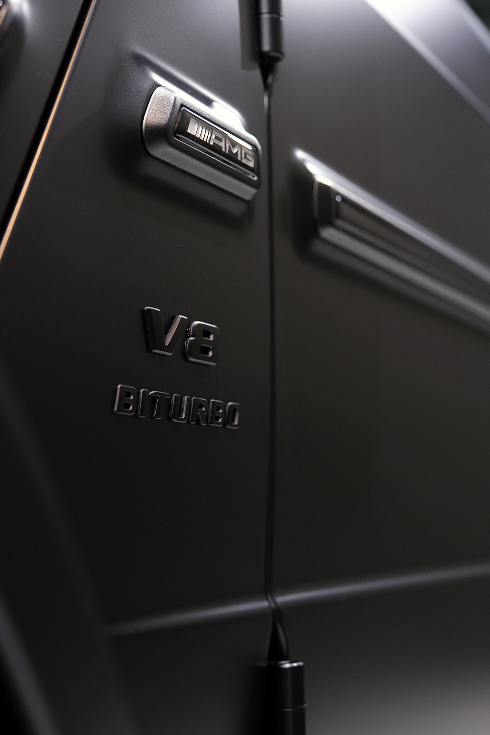 ベンツG63 マットプロテクションフィルム リアーク施工