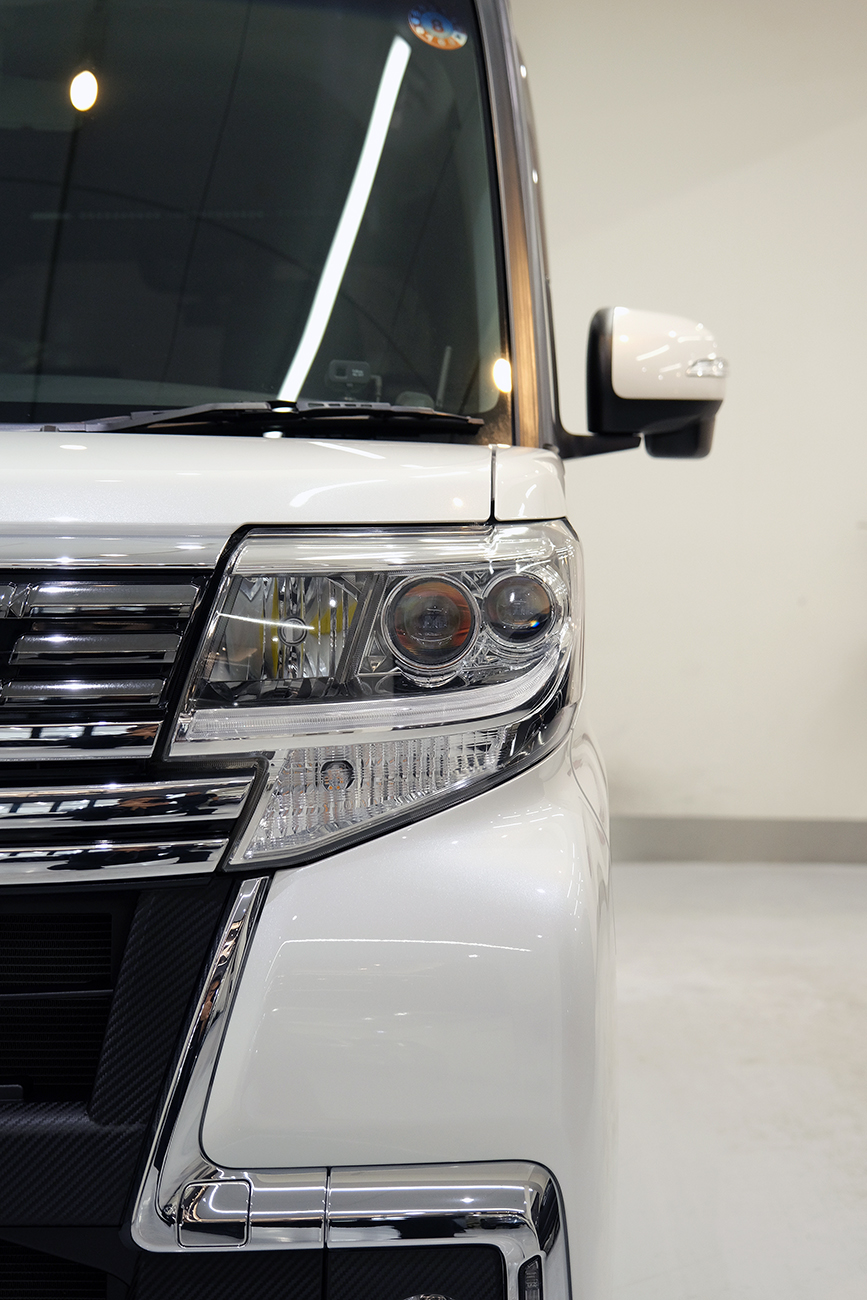 ダイハツ タント 軽自動車 カーコーティング リアーク