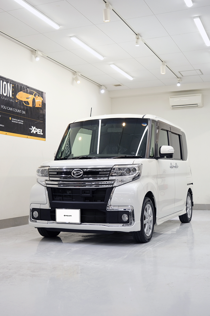 ダイハツ タント 軽自動車 カーコーティング リアーク