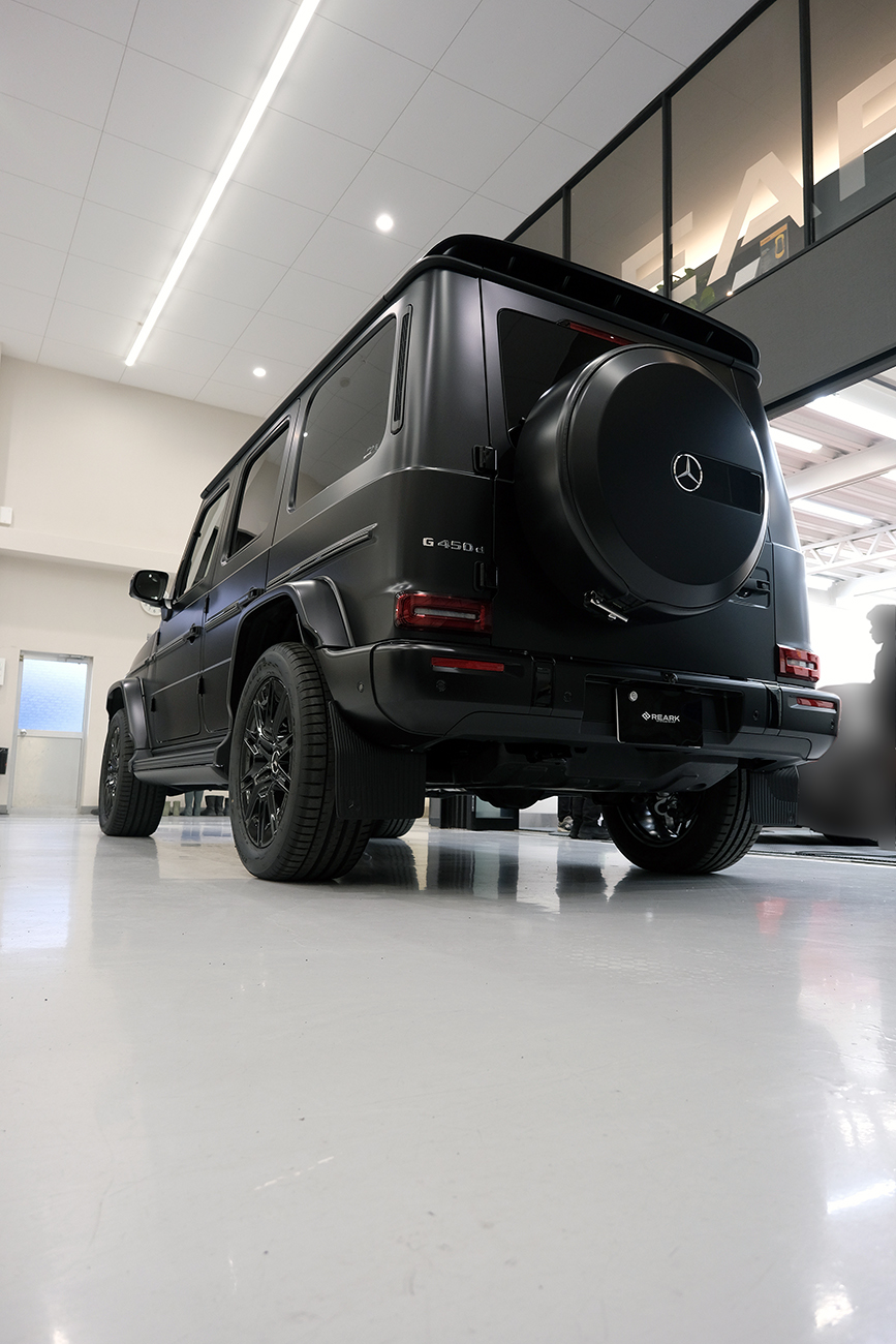 ベンツG450d マットプロテクションフィルム リアーク