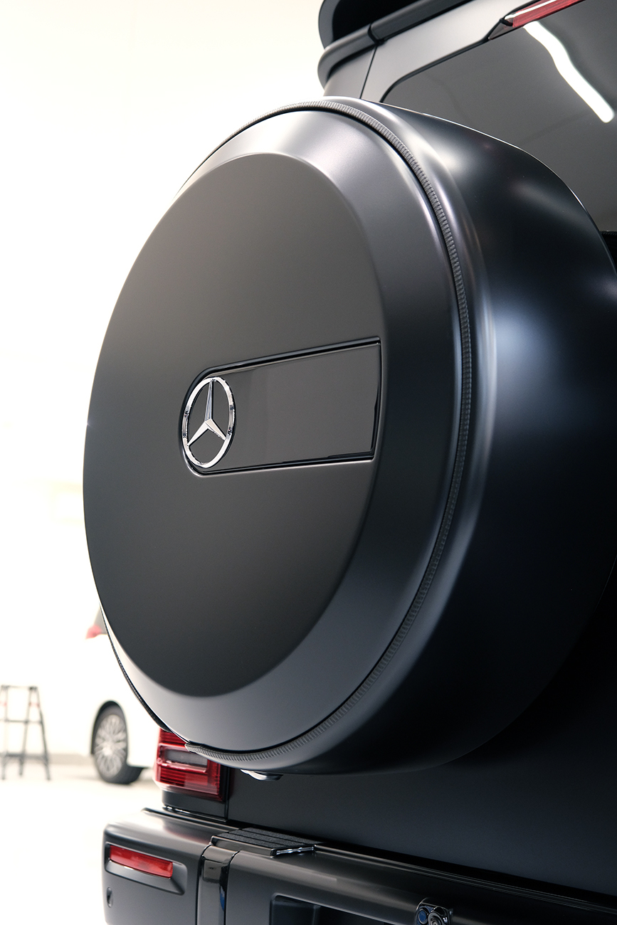 ベンツG450d マットプロテクションフィルム リアーク
