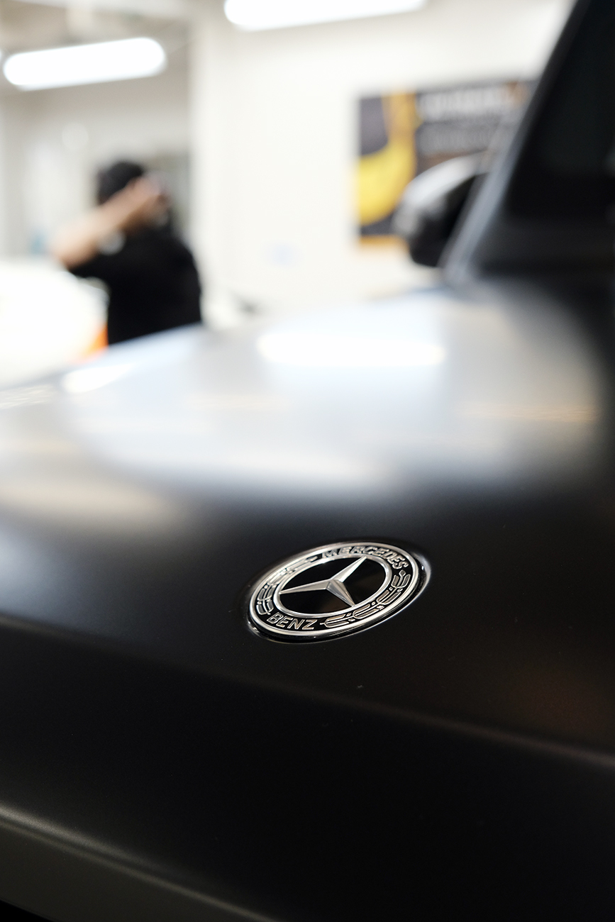 ベンツG450d マットプロテクションフィルム リアーク