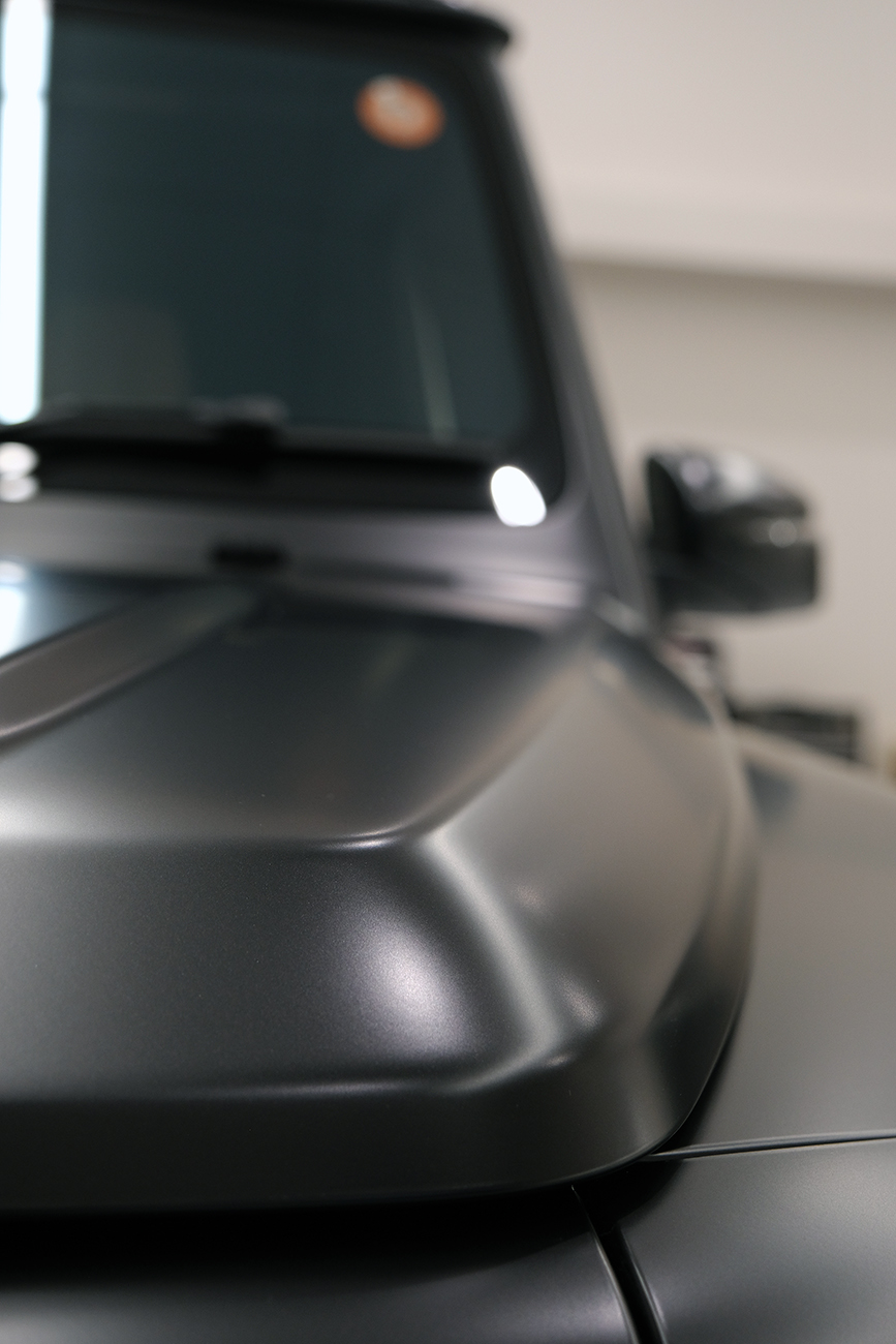 ベンツG450d マットプロテクションフィルム リアーク