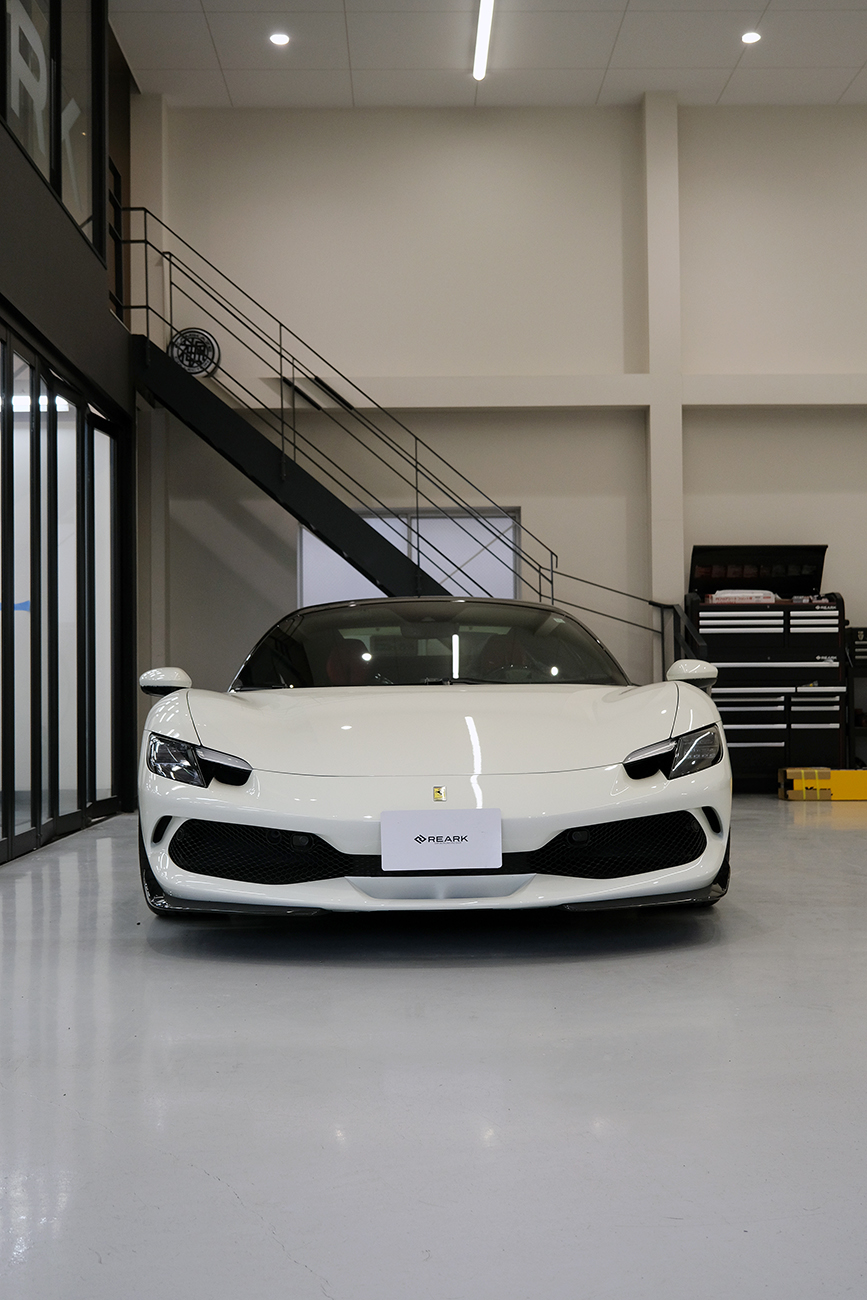 296GTS カラープロテクションフィルム リアーク カスタマイズ