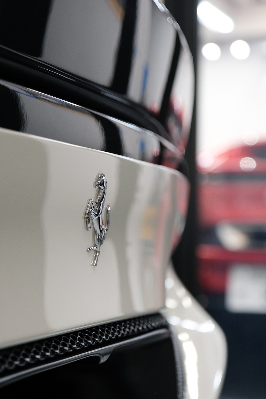 296GTS カラープロテクションフィルム リアーク カスタマイズ