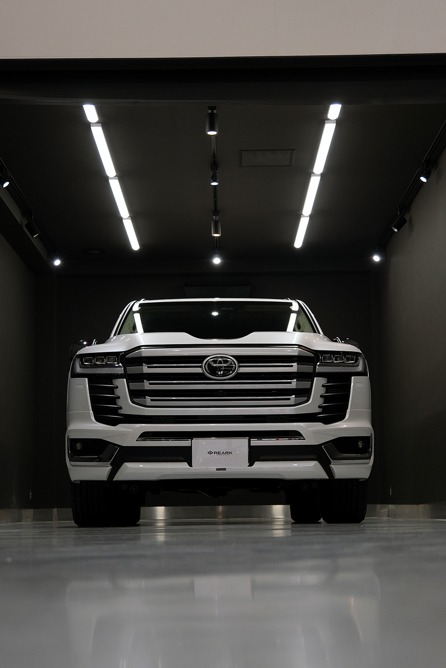 ランクル300 車コーティング リアーク施工