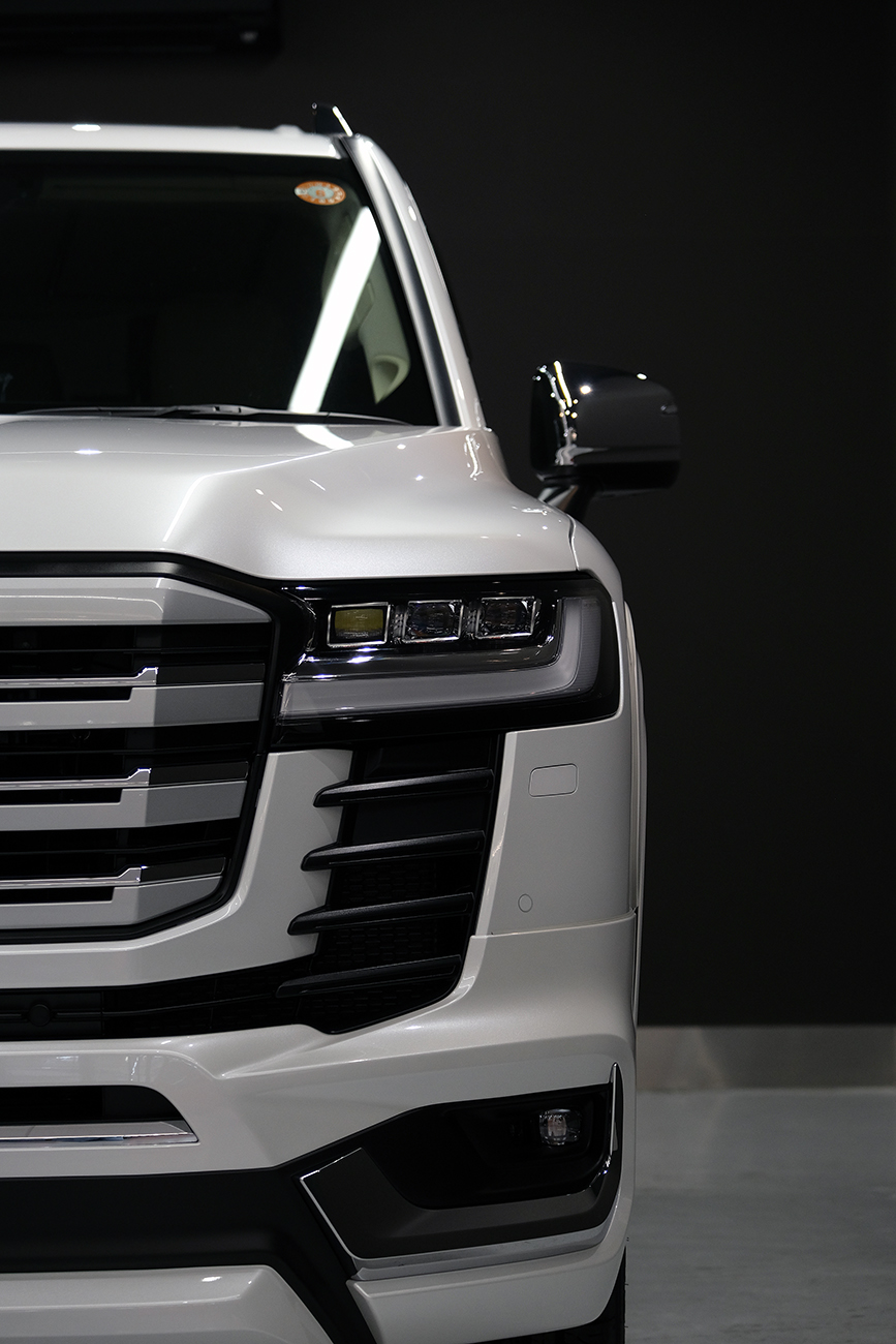 ランクル300 車コーティング リアーク施工