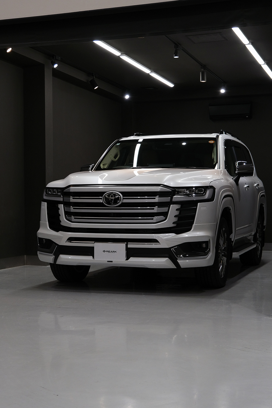 ランクル300 車コーティング リアーク施工