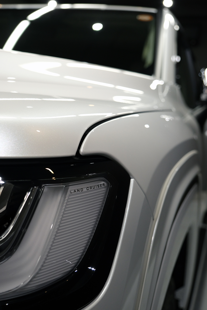 ランクル300 車コーティング リアーク施工