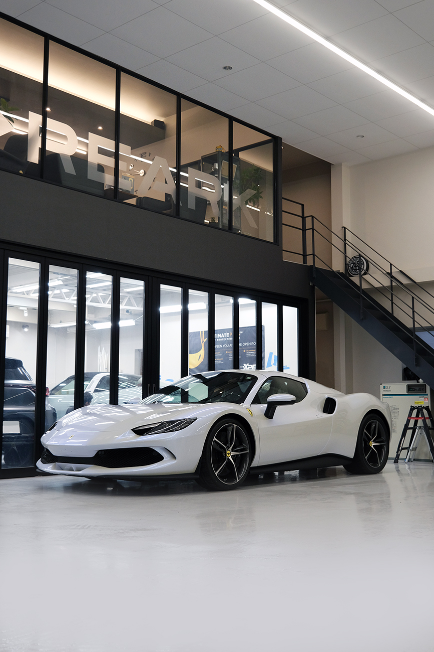 296GTS プロテクションフィルム レザーシートコーティング リアーク