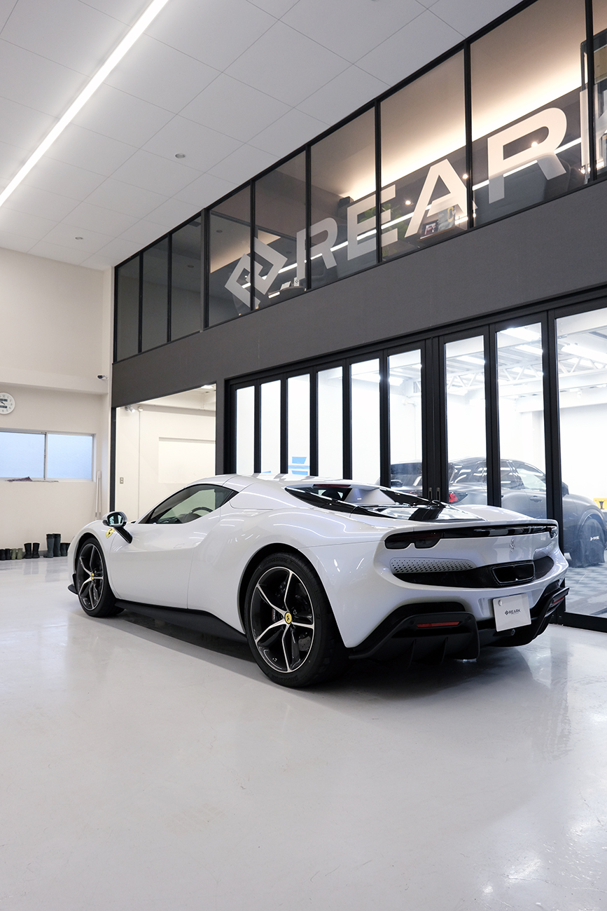 296GTS プロテクションフィルム レザーシートコーティング リアーク