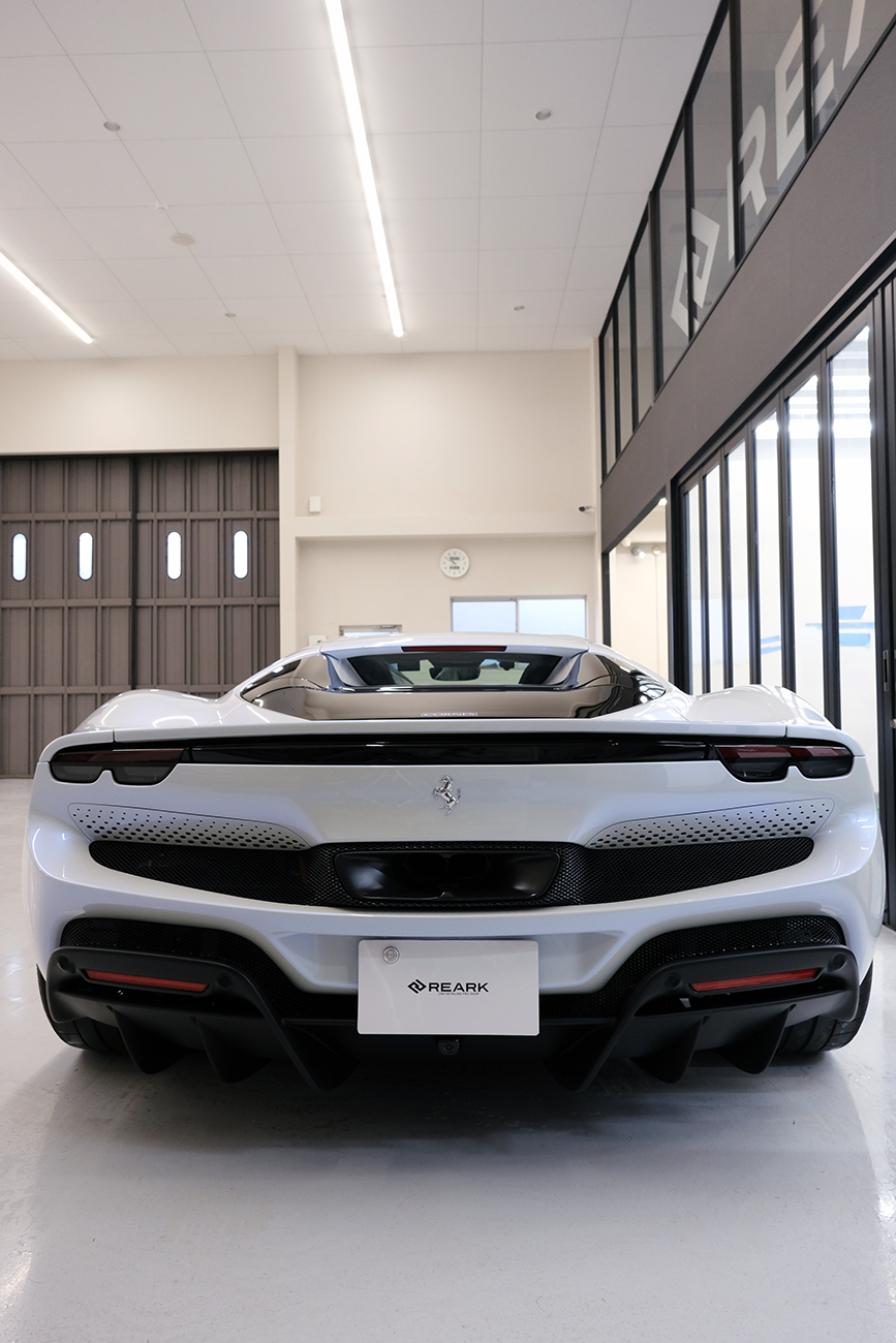 296GTS プロテクションフィルム レザーシートコーティング リアーク