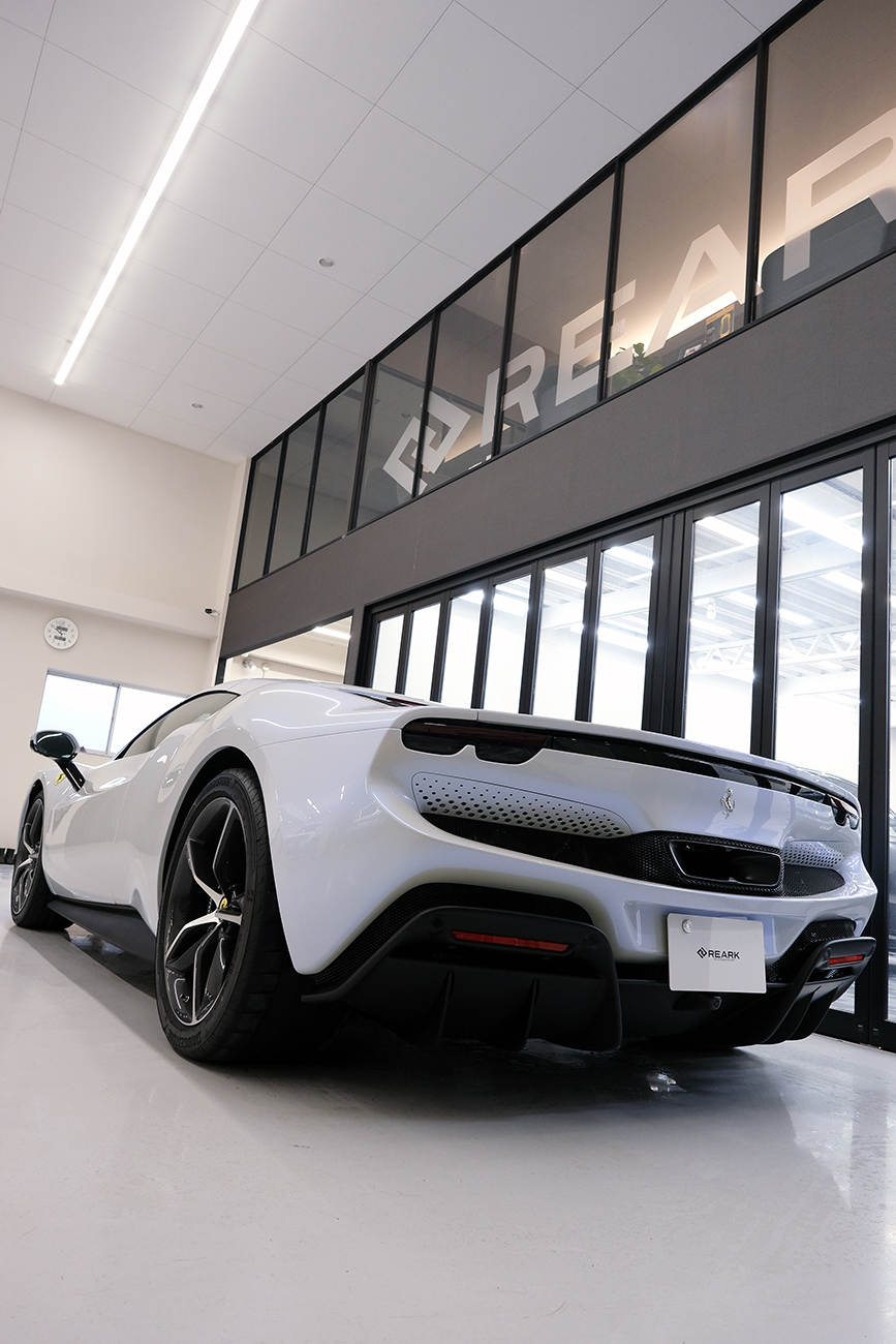 296GTS プロテクションフィルム レザーシートコーティング リアーク