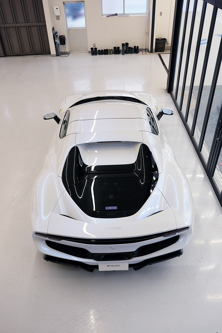 296GTS プロテクションフィルム レザーシートコーティング リアーク