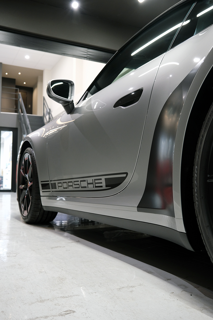 911カレラカブリオレ プロテクションフィルム ストーンガード リアーク